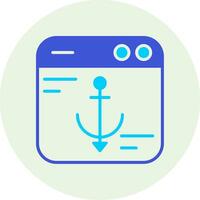 Anchor Text Vector Icon