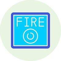 icono de vector de alarma de incendio