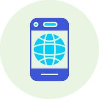 Mobile Internet Vector Icon