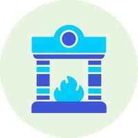 Fireplace Vector Icon