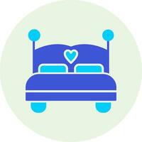 Double Bed Vector Icon