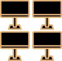 Monitors Vector Icon