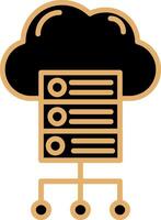 Cloud Server Vector Icon