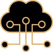 Cloud Configuration Vector Icon