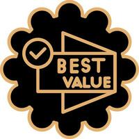 Best Value Vector Icon