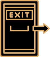 Exit Door Vector Icon