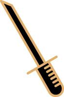 icono de vector de katana