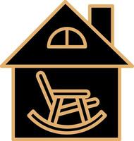 Retirement Home Vector Icon