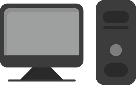 Computer Vector Icon