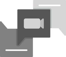 Video Chat Vector Icon