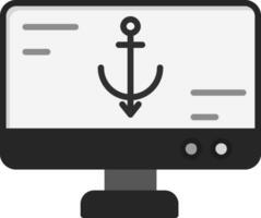 Anchor Text Vector Icon