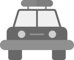 icono de vector de coche de policía