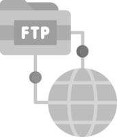 icono de vector ftp