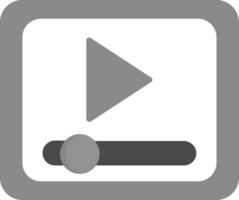 Video Player Vector Icon