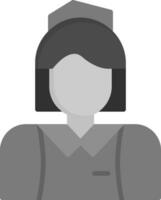 Flight Attendant Vector Icon