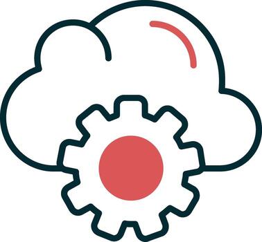 Cloud Computing Vector Icon