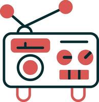 icono de vector de radio