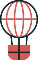 Hot Air Balloon Vector Icon