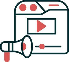 Video Marketing Vector Icon