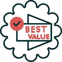 Best Value Vector Icon