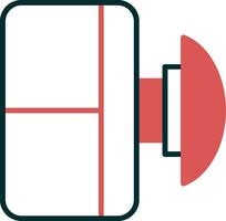 Emergency Button Vector Icon