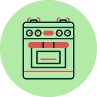 Gas Stove Vector Icon