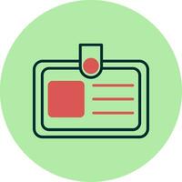 Identification Card Vector Icon