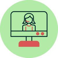 Online Support Vector Icon