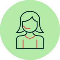 Customer Service Agent Vector Icon