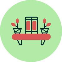 Bookshelf Vector Icon