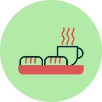 icono de vector de desayuno