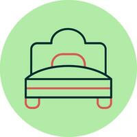 Single Bed Vector Icon