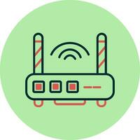 icono de vector de enrutador wifi