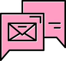 icono de vector de correo