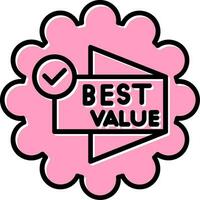 Best Value Vector Icon