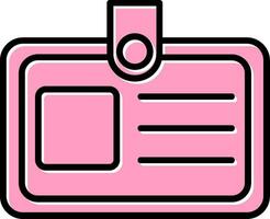 Identification Card Vector Icon