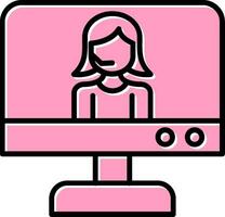 Online Support Vector Icon