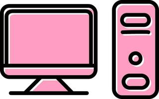 Computer Vector Icon