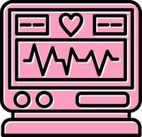 Electrocardiogram Vector Icon