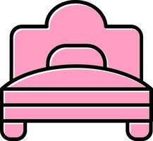 Single Bed Vector Icon