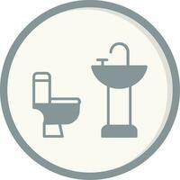 icono de vector de baño