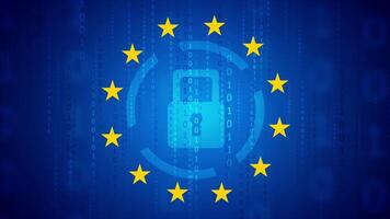 generale dati protezione regolamento - GDPR movimento sfondo video