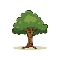 Tree with roots vector illustration