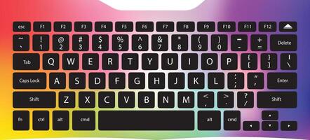 RGB Keyboard vector