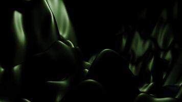 Blue and green background. Design.A dark background with a voluminous dense slurry in cartoon animation that spreads. photo