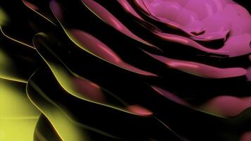 Pink erupting background. Design. Bright splashing lines with yellow and pink tints in animation. photo