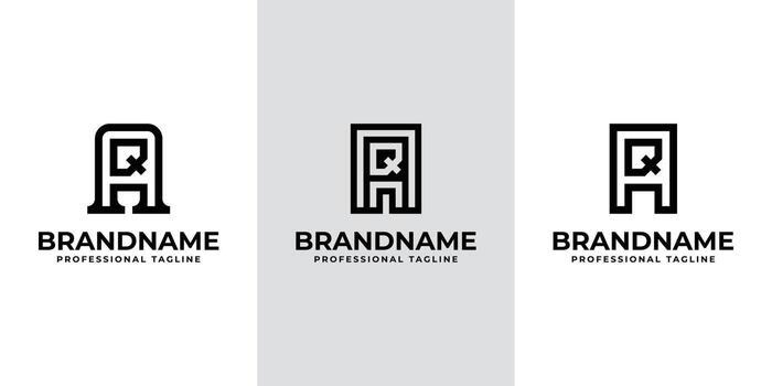 Modern Initials AQ Logo, suitable for business with QA or AQ initials vector