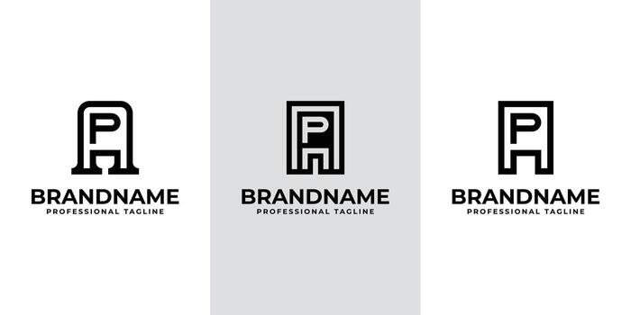 Modern Initials AP Logo, suitable for business with PA or AP initials vector