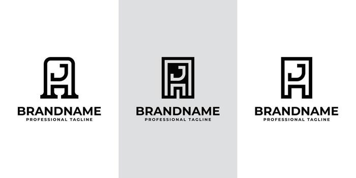 Modern Initials AJ Logo, suitable for business with JA or AJ initials vector