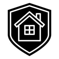 Estate Protection icon line vector illustration